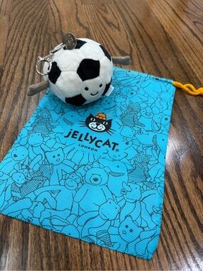 Jellycat Amuseables Sports Soccer Bag
Charm keychain